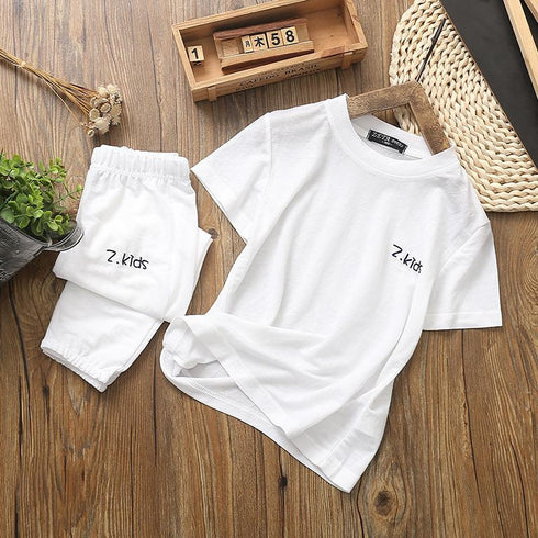 Summer children's home comfort suit
